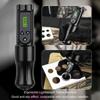 Wireless Tattoo Pen   Tattoo NaMachine Cartridge Needles Coreless Motor Electroplating LCD Display for Beginners