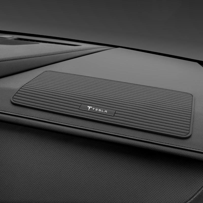 AAAIS1 Tapete Antiderrapante Adesivo para Painel de Carro Almofadas para Celular Chave Almofada Antiderrapante Para Tesla Model 3 Model S X Model Y Roadster SpaceX Cybertruck