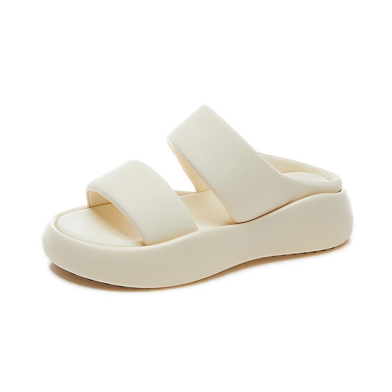 Slippers Women's 2025 Summer New Women's Cloud Beach Slippers Women's Casual Women's Wear Half