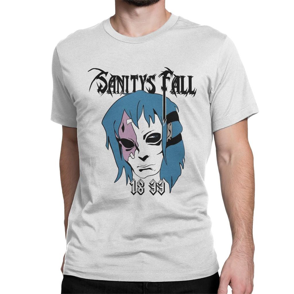 Sal Fisher Game Gothic Larry Sanitys Fall TShirt Men Women Sally Face Leisure Cotton Tees  Short Sleeve T Shirt Printed Tops