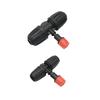 4pcs 8 holes Garden Sprinkler Nozzles Dripper 3/8" 1/2" Tee Barb Connector Drip Irrigation Watering Sprinkler For Irrigation