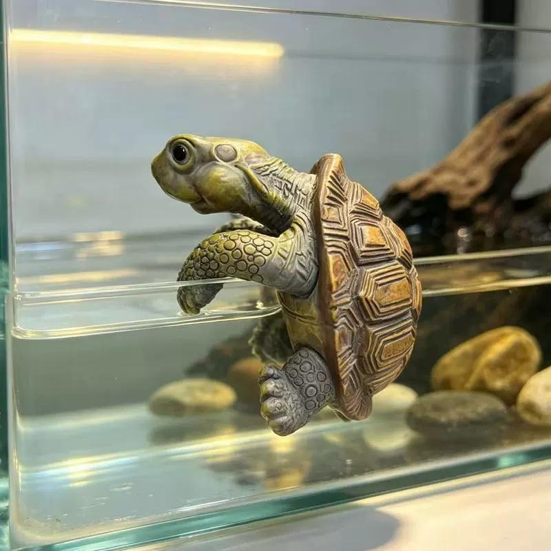 Cute 3D Turtle Hanging Ornaments Decorative Cartoon Small Turtle Pot Hanging Handmade Simulated Turtle Ornaments Home Decor