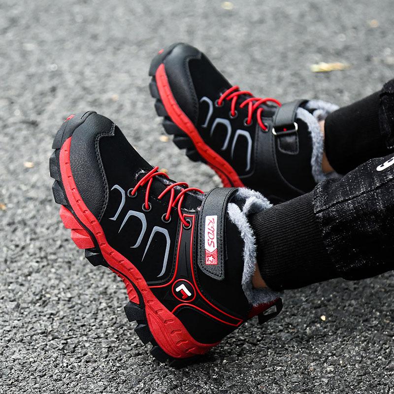 Herbst/Winter Jugend Outdoor Sport Wanderschuhe Kinder Winter Warme rutschfeste Schneestiefel