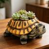 Resin Turtle Planter Pot Indoor Outdoor Tortoise Succulents Herb Plants Flower Pot Container Home Balcony Garden Decoration
