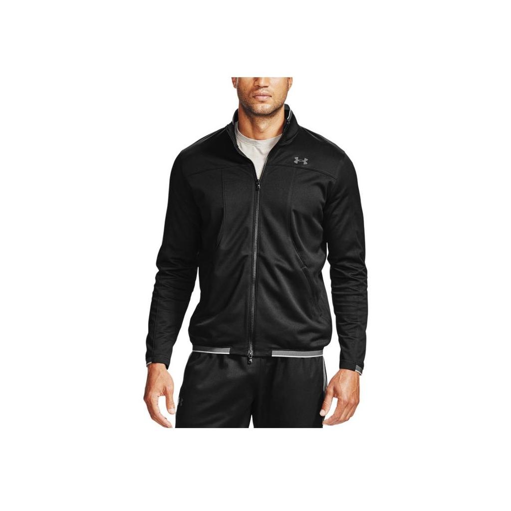 Under Armour Solid Knit Sports Jacket Men Outerwear Black 1357074-001