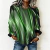 Plus Size Ladies Long Sleeve T Shirt Vintage Floral Printed Casual Loose Daily Blouse