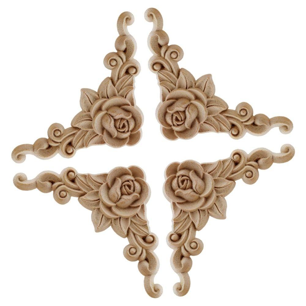 Corner Cabinet Decoration Corner Applique Wooden Applique Wooden Decoration Furniture Applique