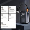 Portable Tire Inflator Digital Display Multifunctional 3 Nozzle Adapter