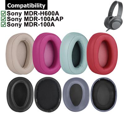 Ear Pads for Sony MDR-100A MDR-100AAP MDR-H600A Headphones Replacement Ear Cushion Ear Cups Ear Cover Headset Earpads Repair