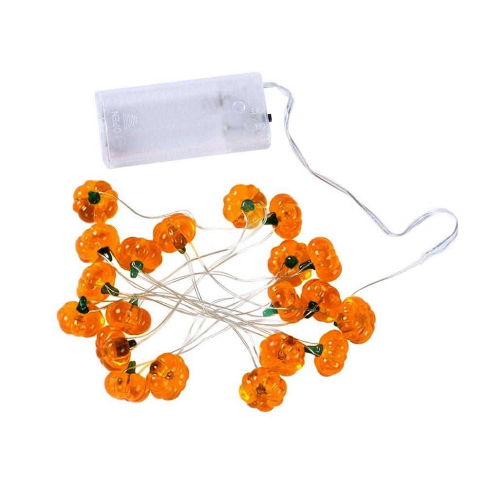 

3D Тыквенный фонарик Гирлянда Светодиодная Хэллоуин Светодиодная Гирлянда Фонарь Лампа Реквизит Тыквенный Свет Детям 2M