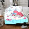 1pc My Melody Cherry blanket Lightweight Flannel Throw for Sofa Bed Travel Camping Livingroom Office Couch Chair