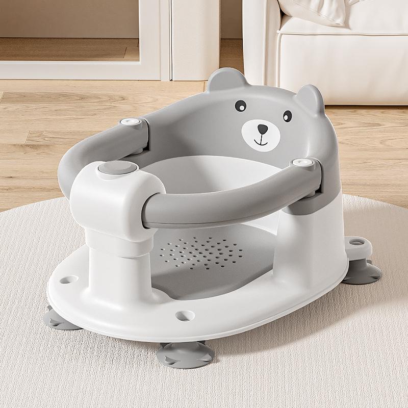 Baby Reclining Bath Seat: Anti-slip Newborn Tub Stool