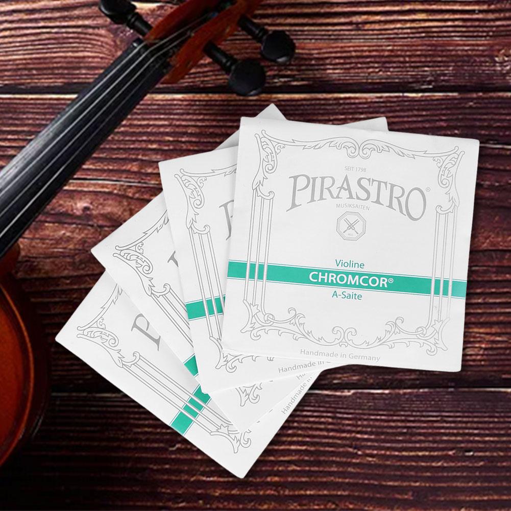 1-8Set D string Chrome Steel 4/4 Violin Strings 319020 E/A/D/G Medium Gauge Violino String Germany Strings Guitar Accessories