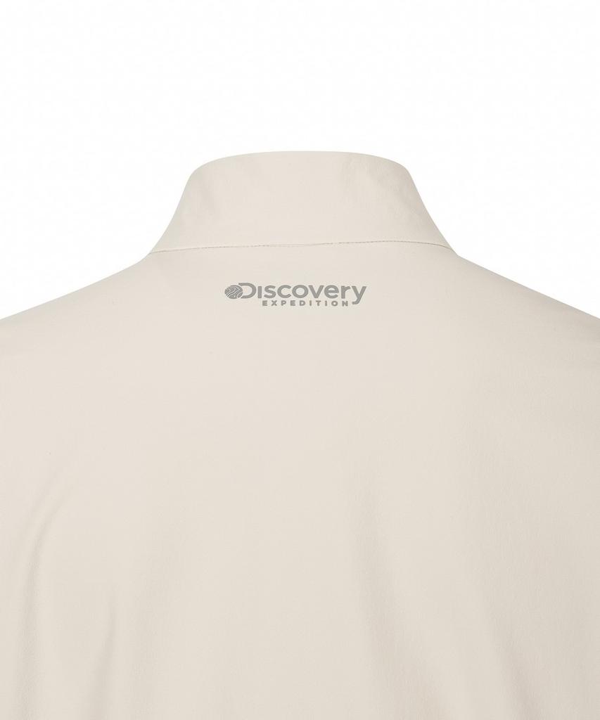 Discovery Expedition Men'S Essential High-Neck Softshell Jacket (Ivory)