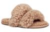 UGG Fleece Lined, Comfortable Lightweight Mules Quiet Slide Slippers Women's Sand 1130837-SAN