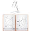 Phone Holder Built in Wireless Charging Slot Height Adjustable Stand for Phone 16 15 14 Tabletop Support Cradle