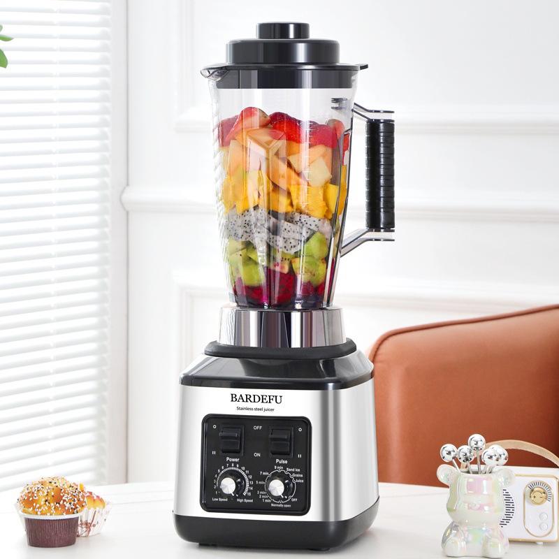 Pure Copper 4L 8-in-1 Blender: High Power Stainless Steel Mixer, Meat Grinder, Juicer.