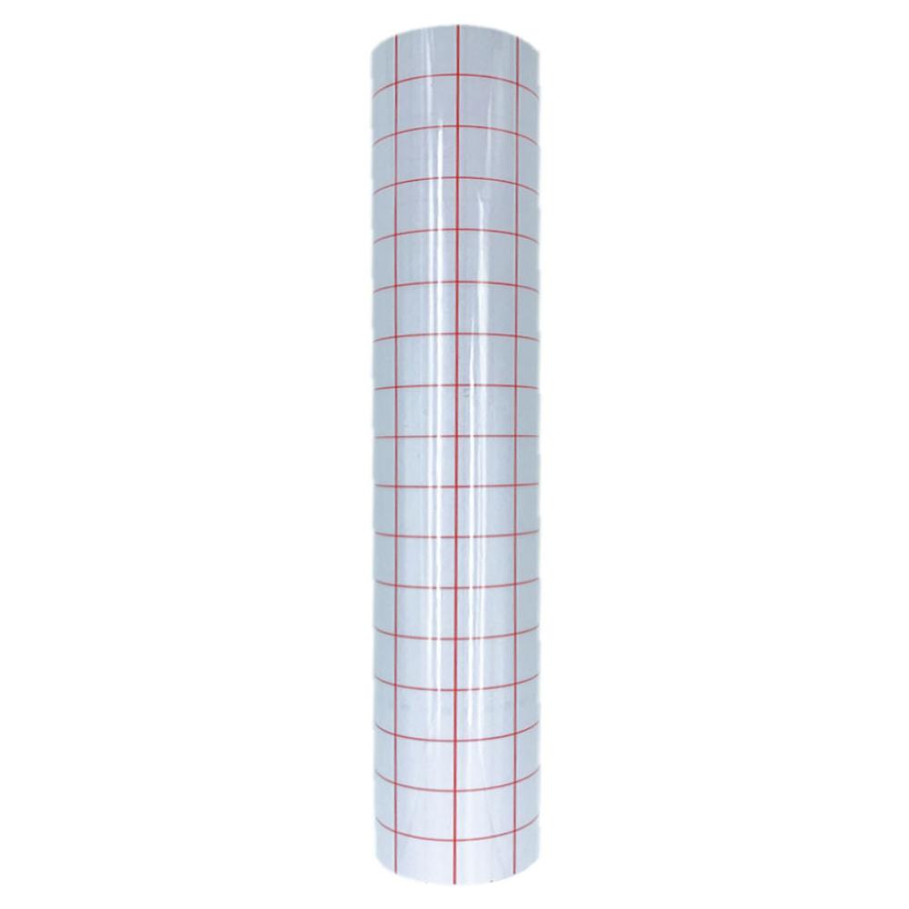 12 x 196 Inch Batch Clear Vinyl Application Tape Blue/Red Alignment Grid For Car Wall Craft Art Decal Transfer Paper Adhesive