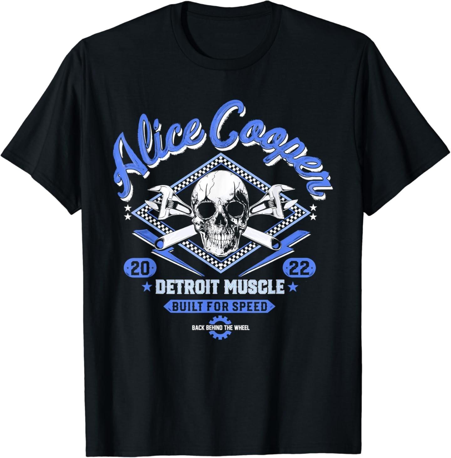 

Alice Cooper – Skull Grage 2022 Tour T-Shirt Mens Womens Tees Top 4XL