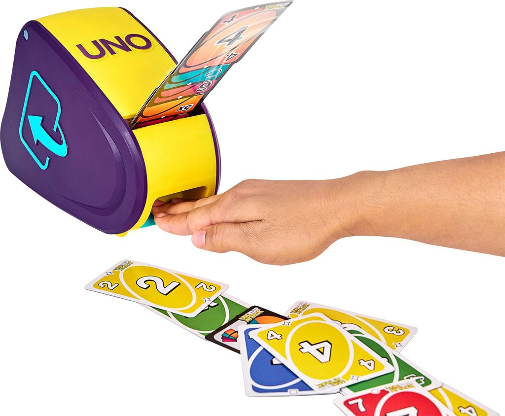 Mattel Games UNO Flip Attack Card Game – Kids & Adults Family Night, Combines UNO Flip & UNO Attack in One Game