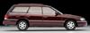 Tomica Limited Vintage Neo scale model of the Subaru Legacy Touring Wagon GT in dark red 1/64 (TLV-N201a) (finished product)