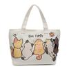 Popular large-capacity tote bag women's new literary canvas bag student class shoulder bag