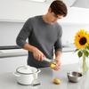 Kitchen Steel Vegetable Fruit Peeler Grater Food Presentation Hand Tool Veggie Processing Gadget for peeling sugarcane and bark