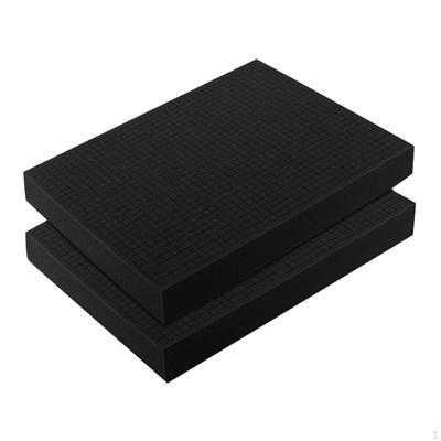 2 Pieces Pick And Pluck Sheets Shockproof Sponge Pre Cubed Packing Pads Apart Insert Liners PU