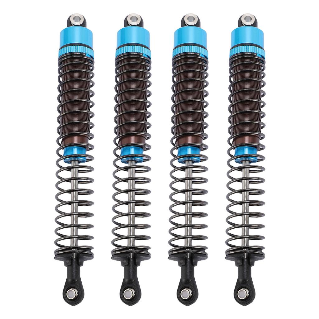4PCS Oil Pressure Shock Absorbers Aluminum Alloy Model Vehicle Shock Damper Kit for 1 10 Scale RC Car 120mm Red