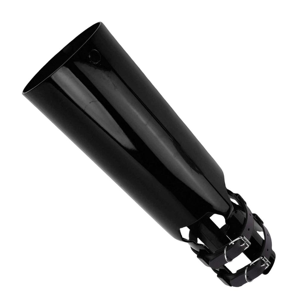 Leaf Blower Air Booster ABS Leaf Blower Amplifier Nozzle Extension Attachment For 2 to 4 Inch Nozzles Yard Lawn Cleanup Black