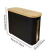 Bamboo Toilet Paper Storage Toilet Roll Storage Box Bathroom Organizer