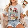2025 Christmas Mouse Women Unisex Summer TShirt Family Matching Set Casual Unisex LooseFit ShortSleeve Top Y2K