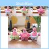 Adorable Transforming Patrick Star Plush Toy Soft Strawberry Bear Keychain