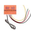 DC12V 24V AC110-220V Sondenleitung Digitaler Temperaturregler LED-Thermostat Regler Heiz-/Kühlungs-Thermoregulator