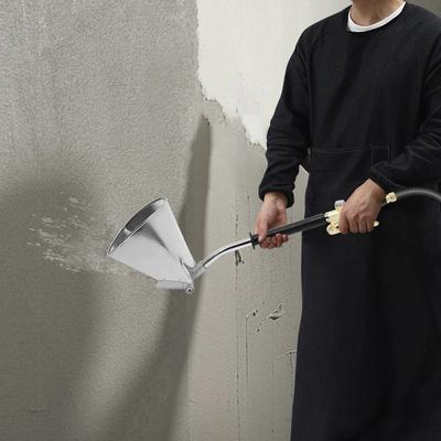6000w Stucco Sprayer Cement Plaster For Wall Mortar Spray 4-Jet Hopper Gun Paint Tool Silver Automatic Spray Paint Gun