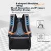 BRINCH Laptop Backpack, 17/17.3 Inch, Shockproof, for Business Trips And Commuting, Large Capacity Schoolbag