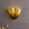 New Retro LED Glass Wall Lamp Shell Modeling Living Room Background Wall Corridor Bedroom Bedside Decorative Lighting