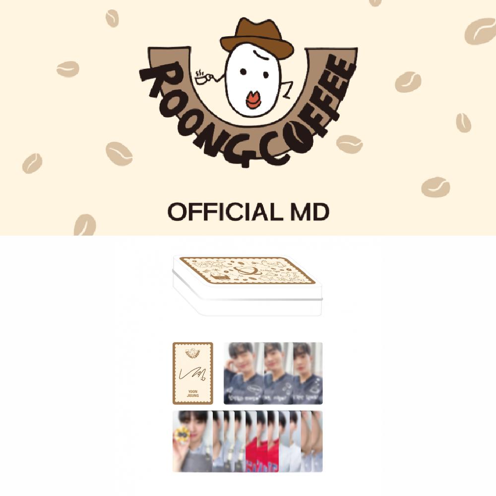 

Предзаказ YOON JISUNG ROONG COFFEE жестяной футляр и набор фотокарточек