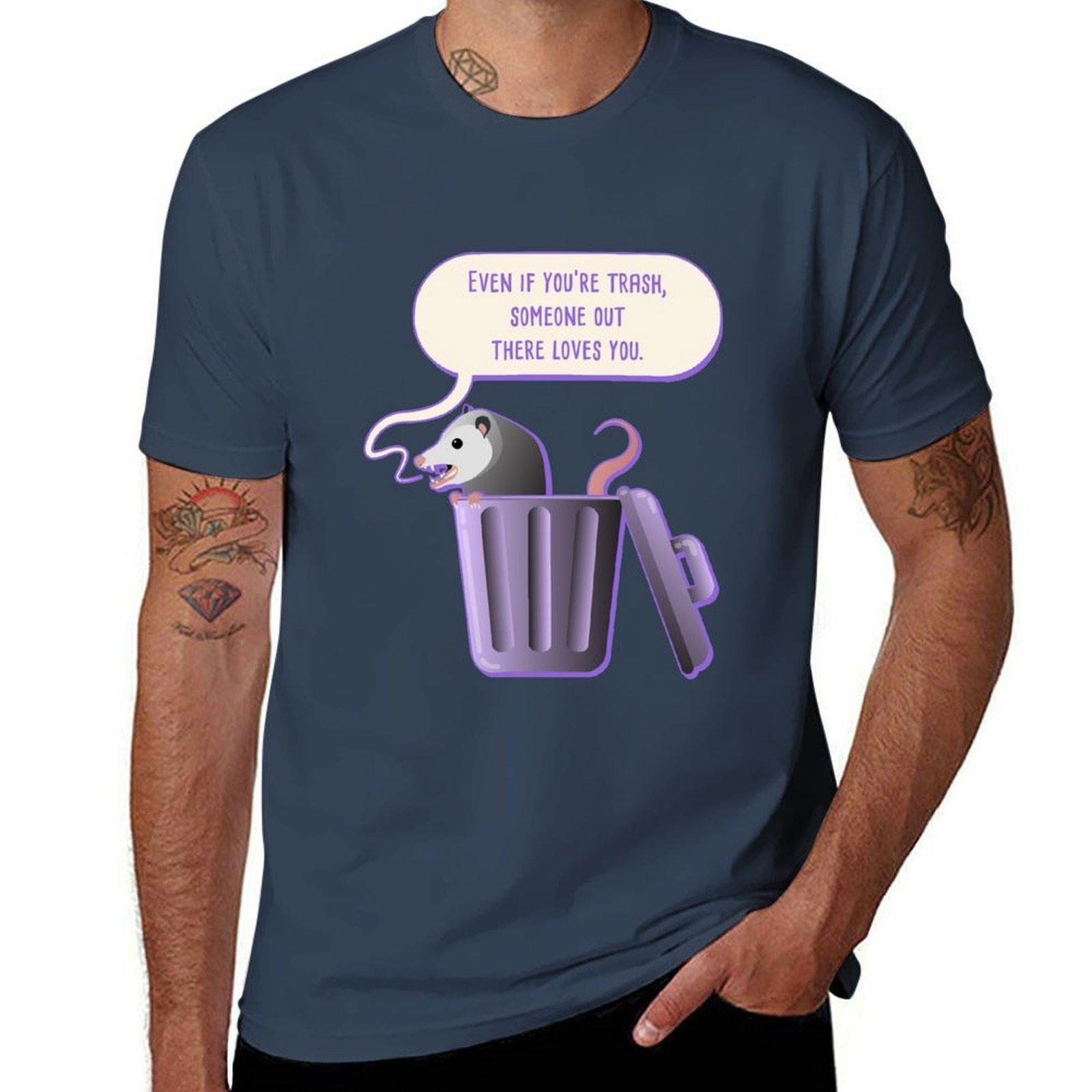 Trash Babies Possum Tshirt All Weather Casual Short Sleeve S