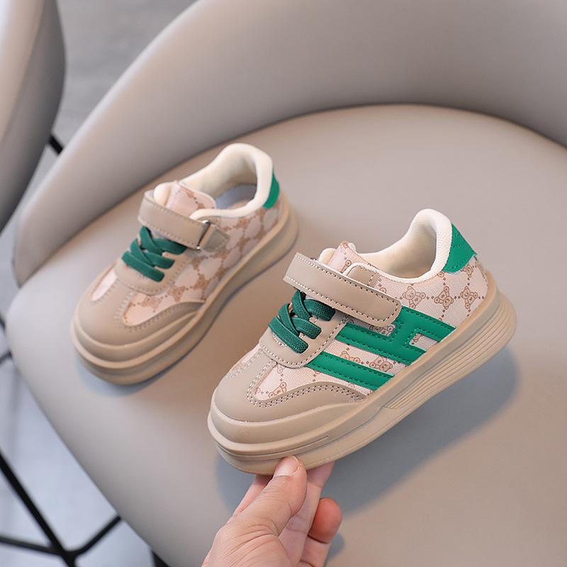 Girls' Toddler Shoes Spring and Autumn Children's Soft-soled Baotou Shoes Boys' Board Shoes