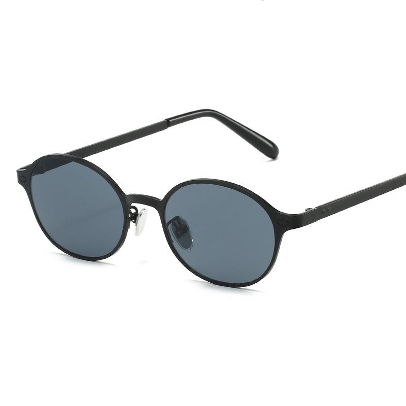 New Vintage Round Sunglasses Women Men Brand Circular Sun Glasses Female Oval Eyewear  for Male Female Eyeglasses