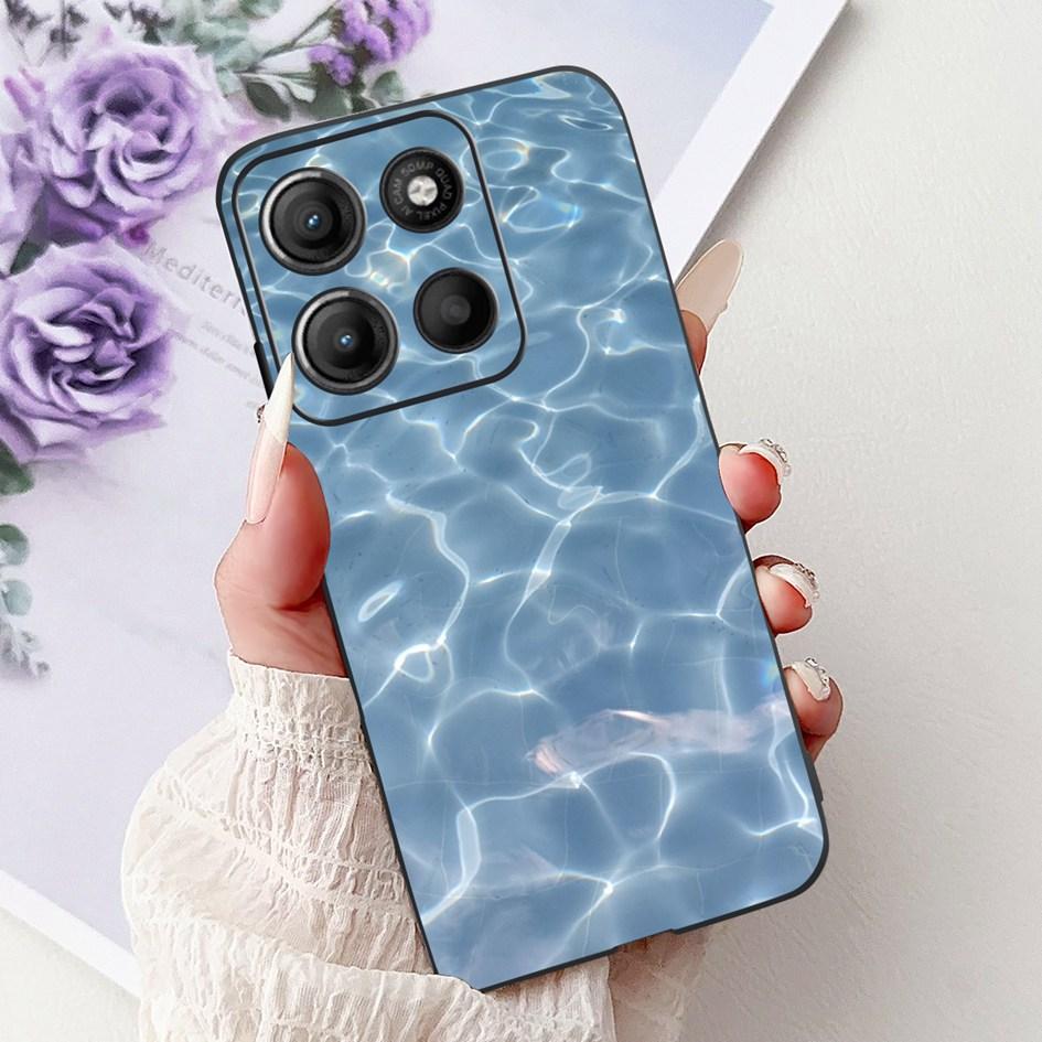 Silicone Case For Motorola Moto G15 G75 2024 Cover Cute Panda Lion Shockproof TPU Phone Cases For MotoG15 MotoG75 G 75 G 15 Etui