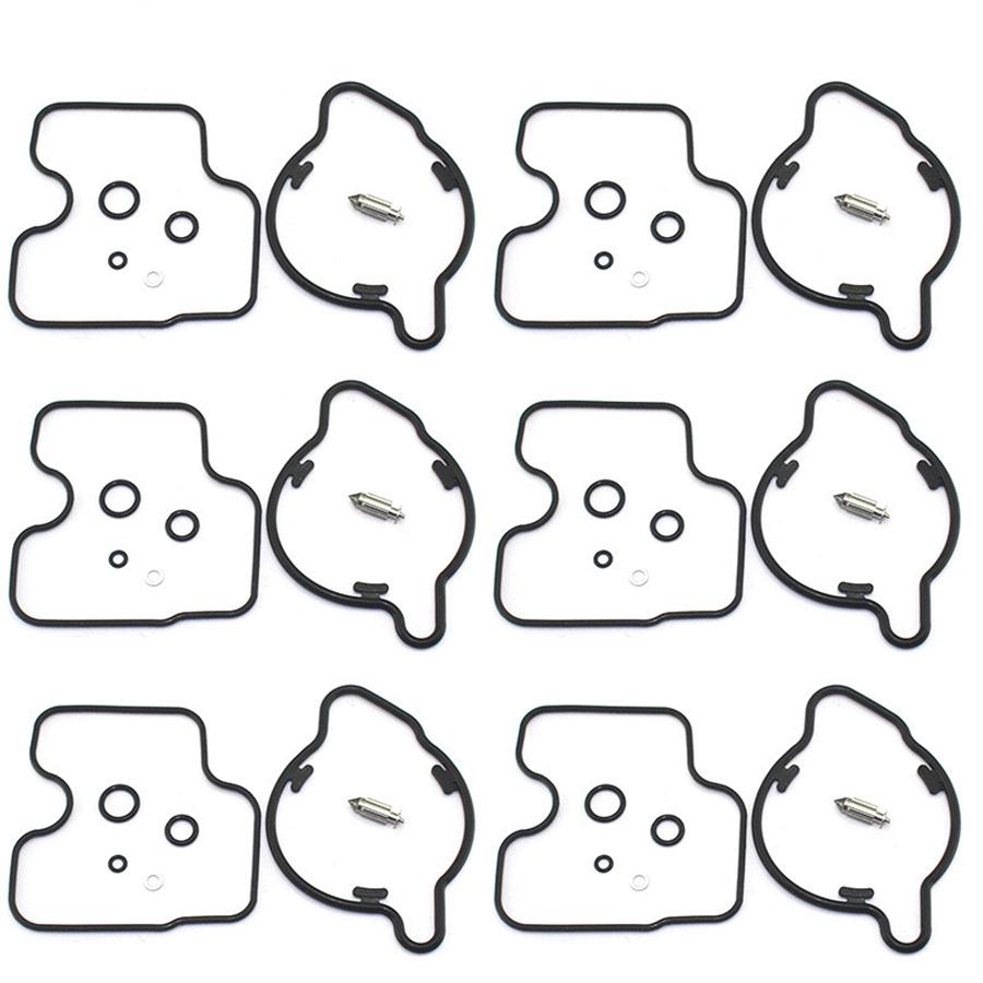 6 Sets Carburetor Repair Kit For Honda GL1500C GL1500CT Valkyrie 1500 1997-2003