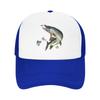 Fashion Muskie Fishing  Mesh baseball cap  Shapes The Face Brand Unisex Caps