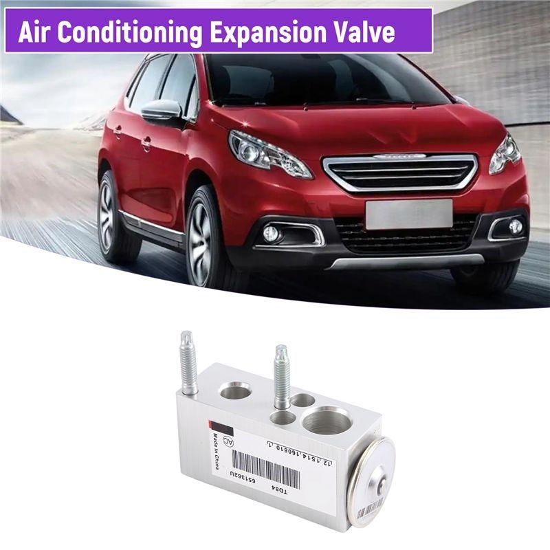 Clear 1 PCS 1623219680 Car AC Air Conditioning Expansion Valve Silver Metal For 208 2008