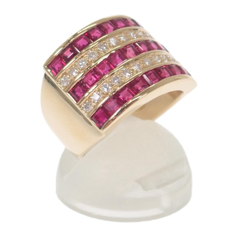 no brand  #12(JP Size) ring K18 yellow gold Women