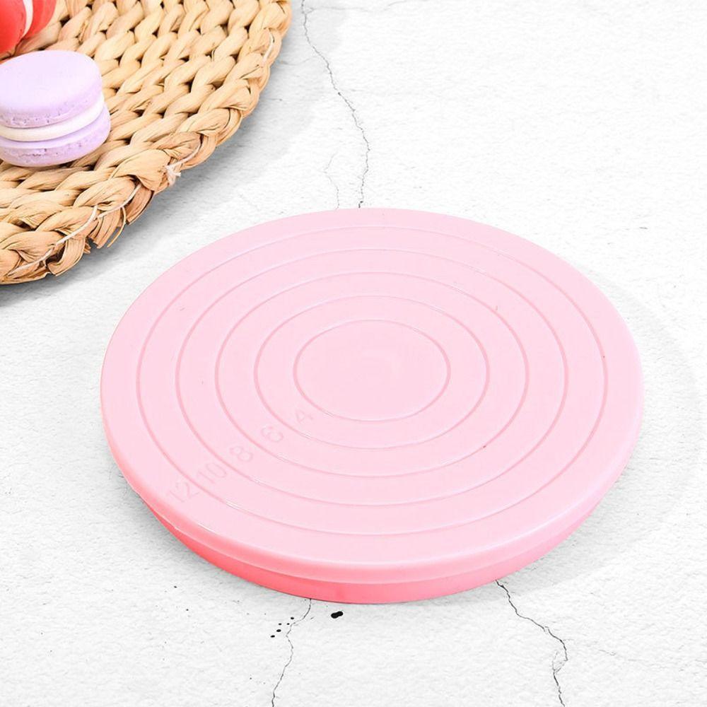 Plastic Cake Turntable Mini Cookie Stand Baking Tool Cake Turntable Stand  Home