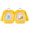 Long Sleeved Saliva Towel Burp Apron Waterproof Baby Bib Burp Clothes Baby Feeding Bib  Children