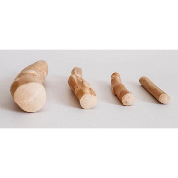 Dingdongpet Haustier-Kaffeebaumholzstab S 2p, 2 Stück