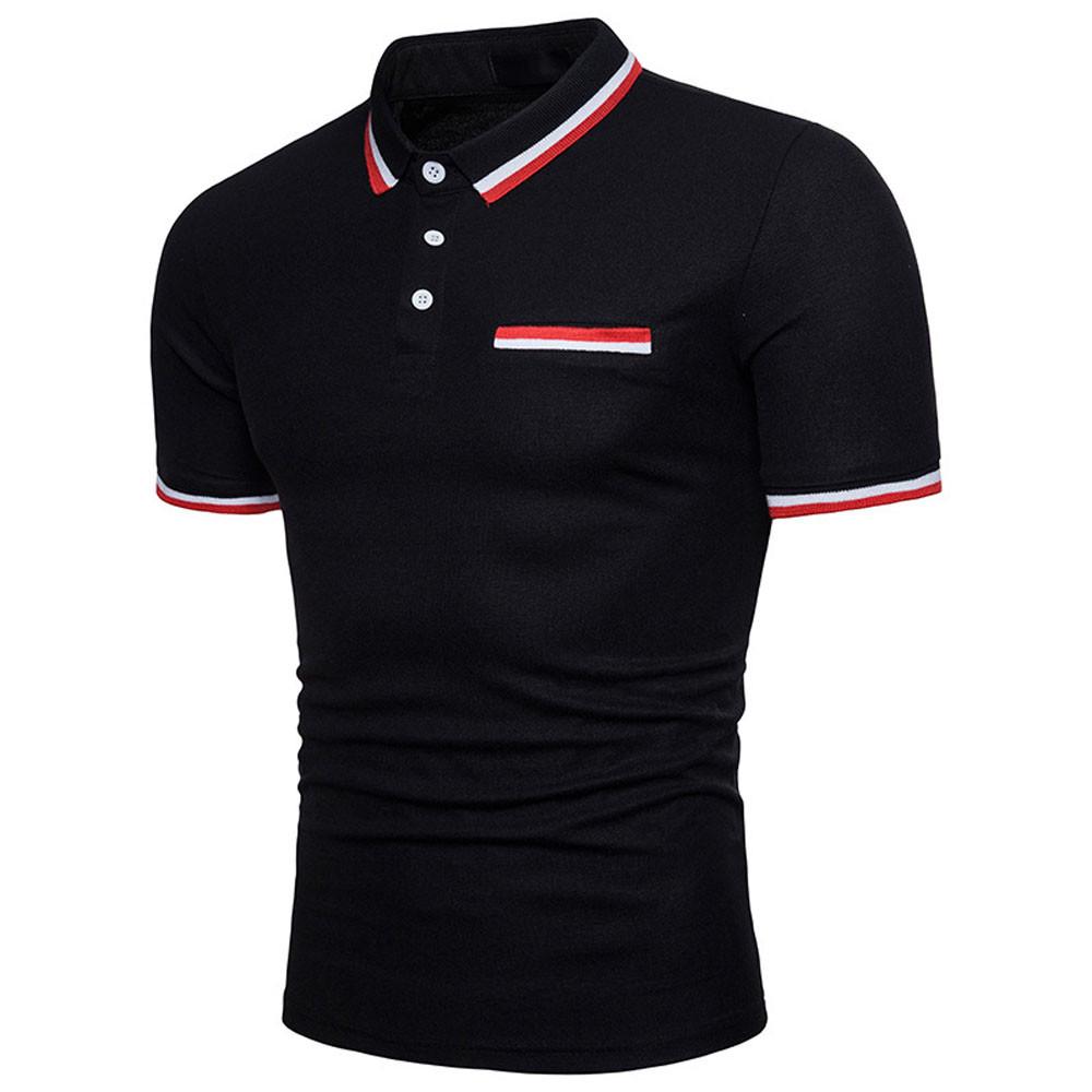 Fashion Personality Men's Summer Casual Slim Short Sleeve T Shirt Top Blouse